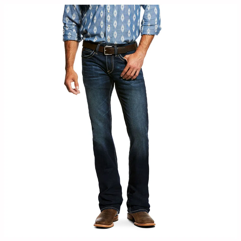 10026681 Ariat Men's M7 Rocker Tanner Low Rise Straight Leg Jeans Dodger