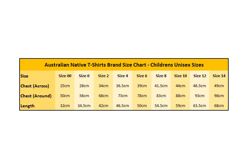 Acknowledgement of Country Aboriginal Flag Childrens T-Shirt (Orange)