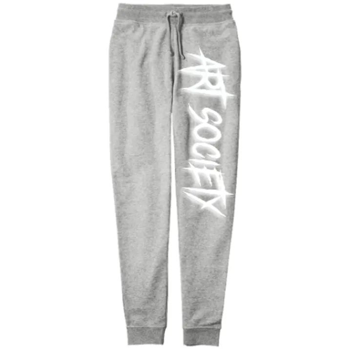 Art Society SCRIPT JOGGERS LIGHT GREY