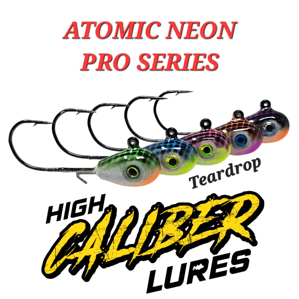 Atomic Neon - Walleye Glow Jig Set