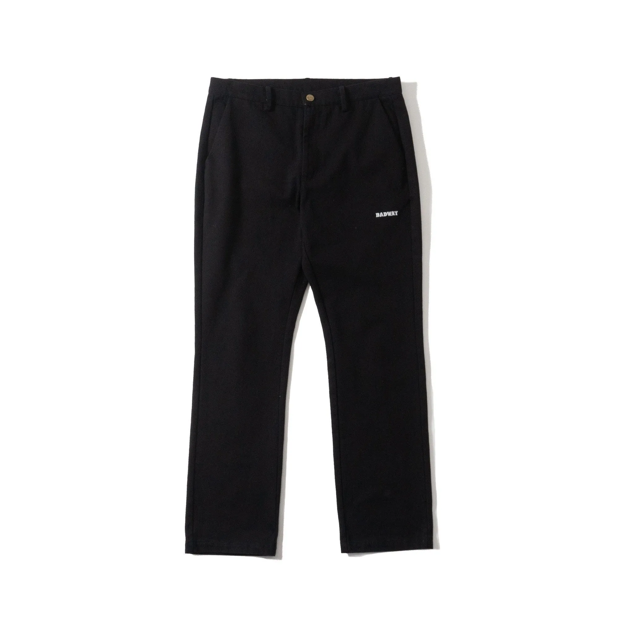 BADWAY Slim Denim Slacks