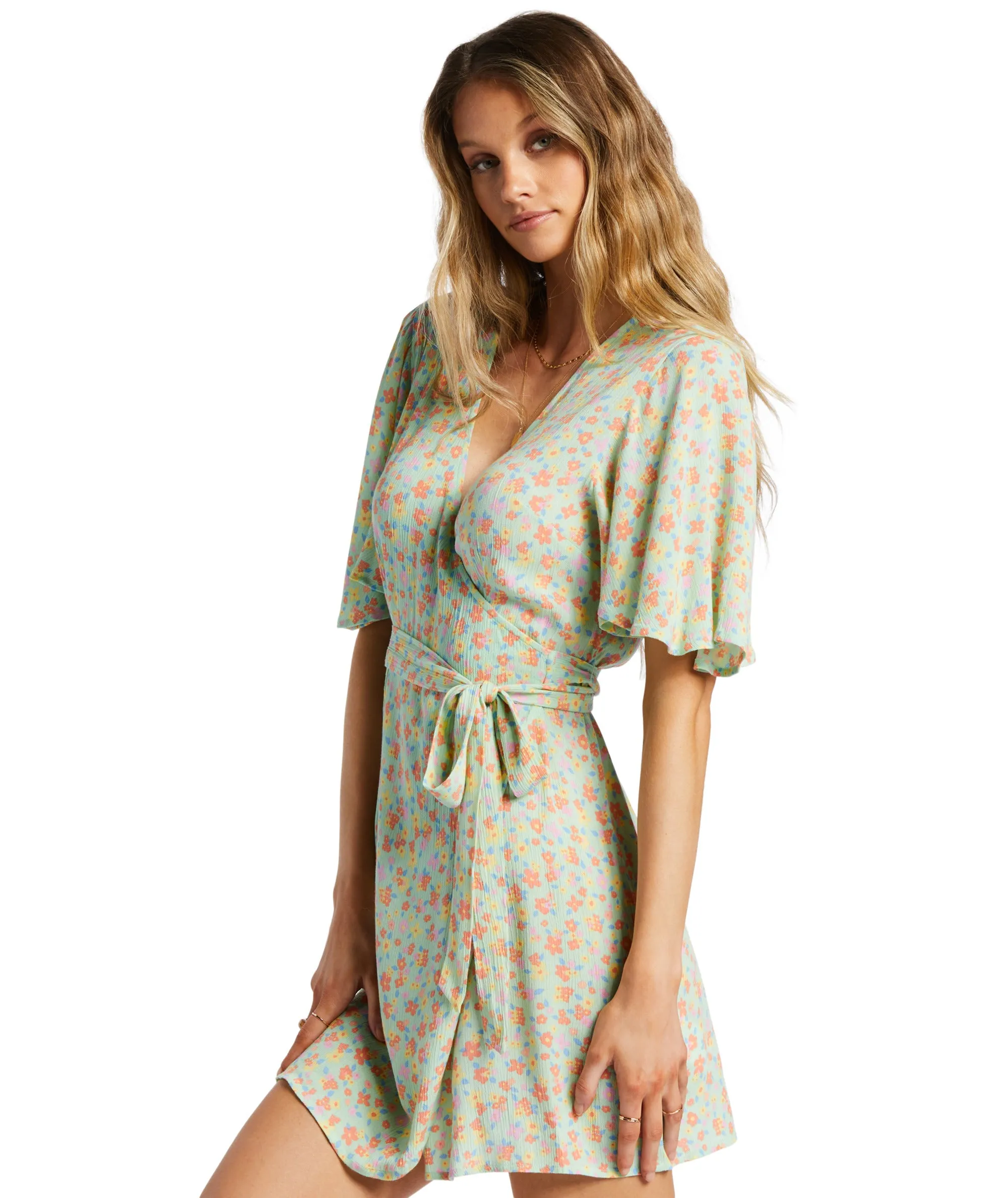 Billabong All For You 2 Dress-Spearmint