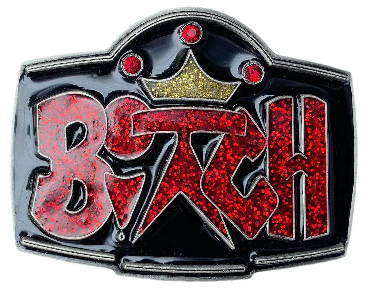 Bitch Crown Belt Buckle