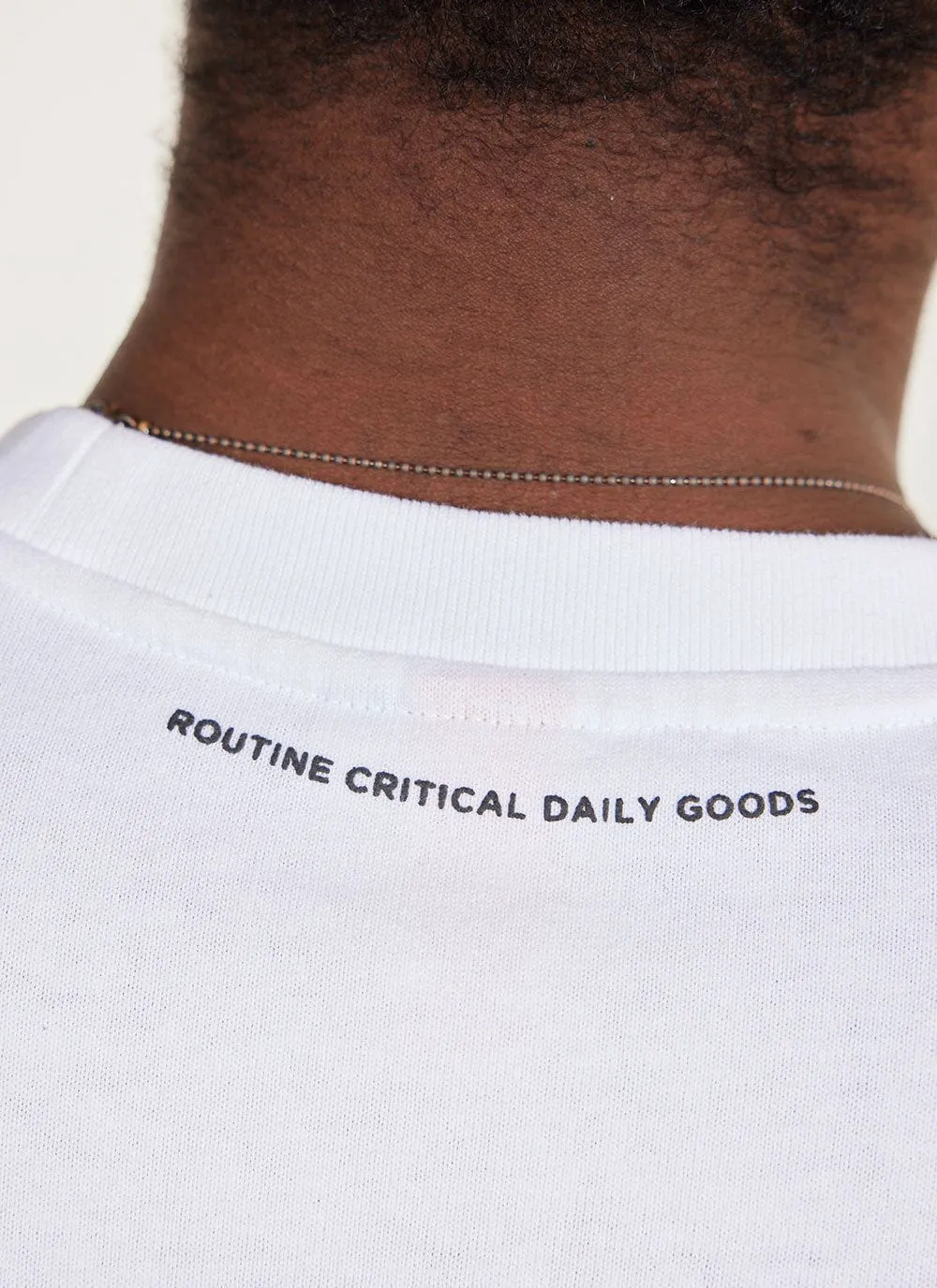 Citrus Oversized T Shirt | Embroidered Organic Cotton | White