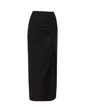 Clara Long Skirt - Black