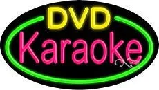 DVD Karaoke Flashing Handcrafted Real GlassTube Neon Sign