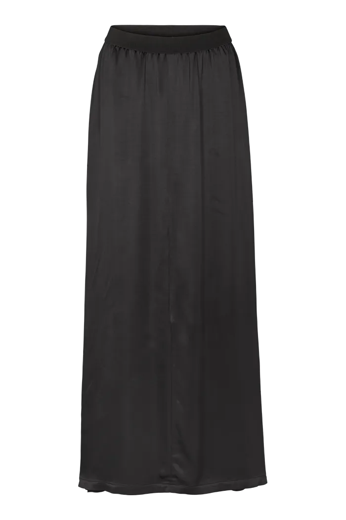 Flora Wide Skirt - Black