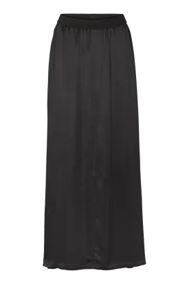 Flora Wide Skirt - Black