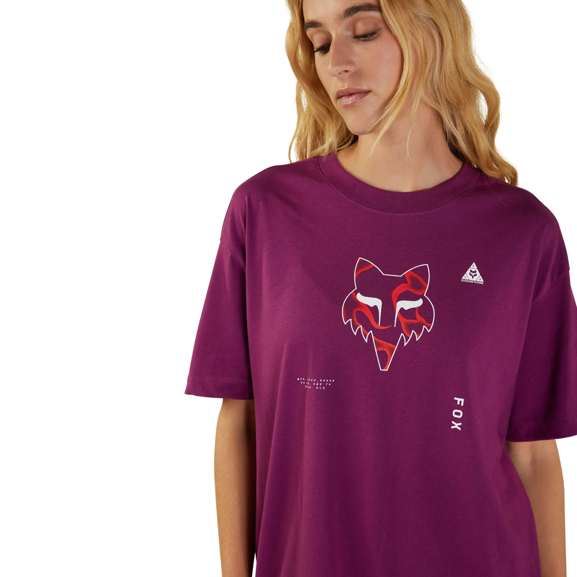 Fox Racing Withered OS SS T-Shirt Magnetic Purple