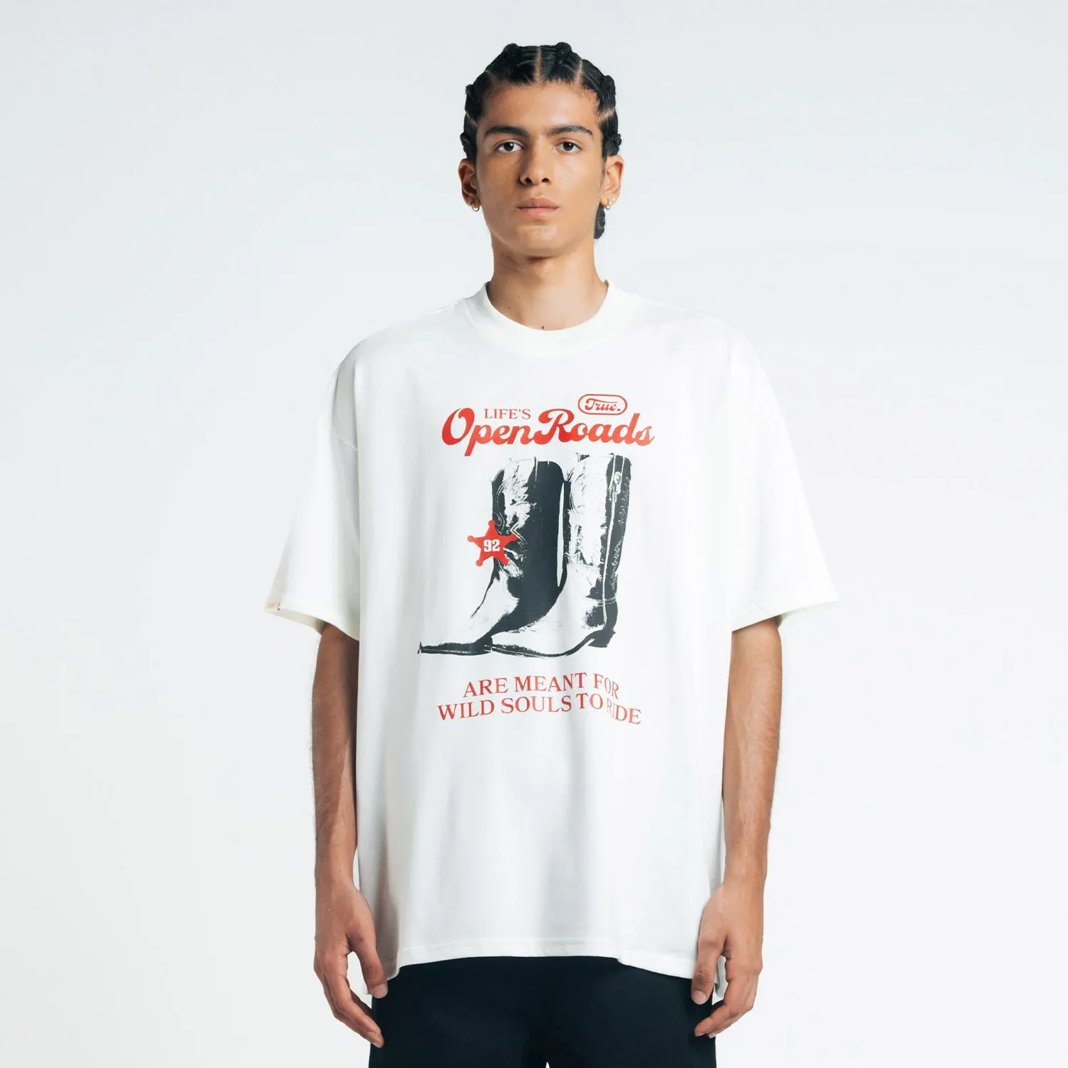 Freedom Oversized Tee - Ivory