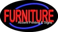 Furniture Flashing Handcrafted Real GlassTube Neon Sign