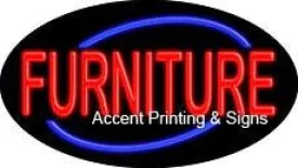 Furniture Flashing Handcrafted Real GlassTube Neon Sign