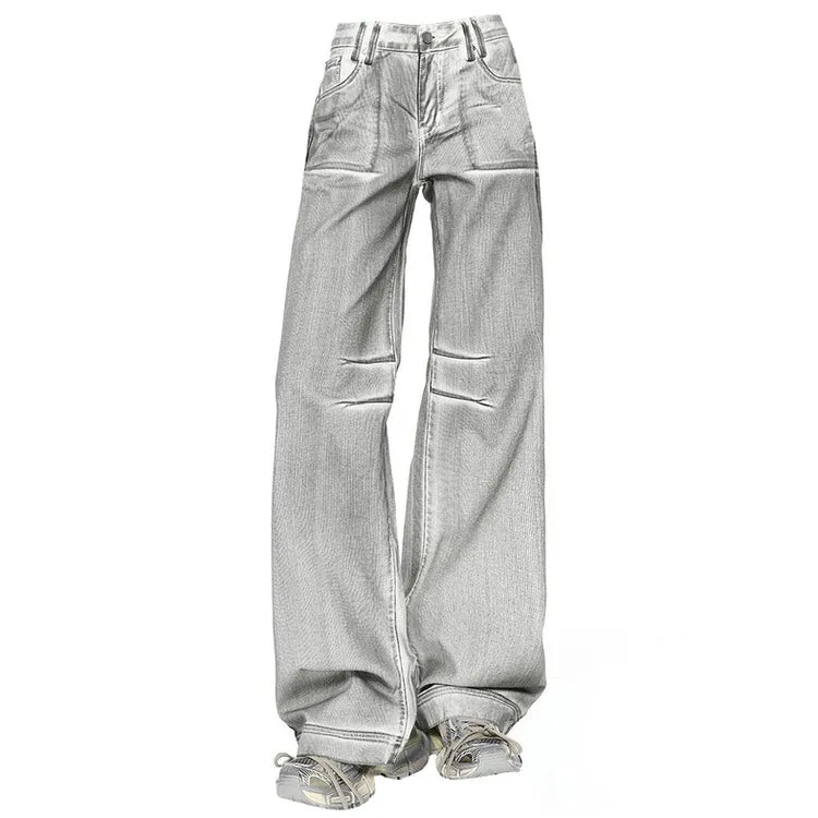 High Fashion Silver Jeans