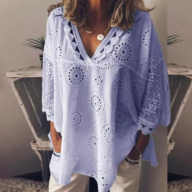 Lace Patchwork Tops