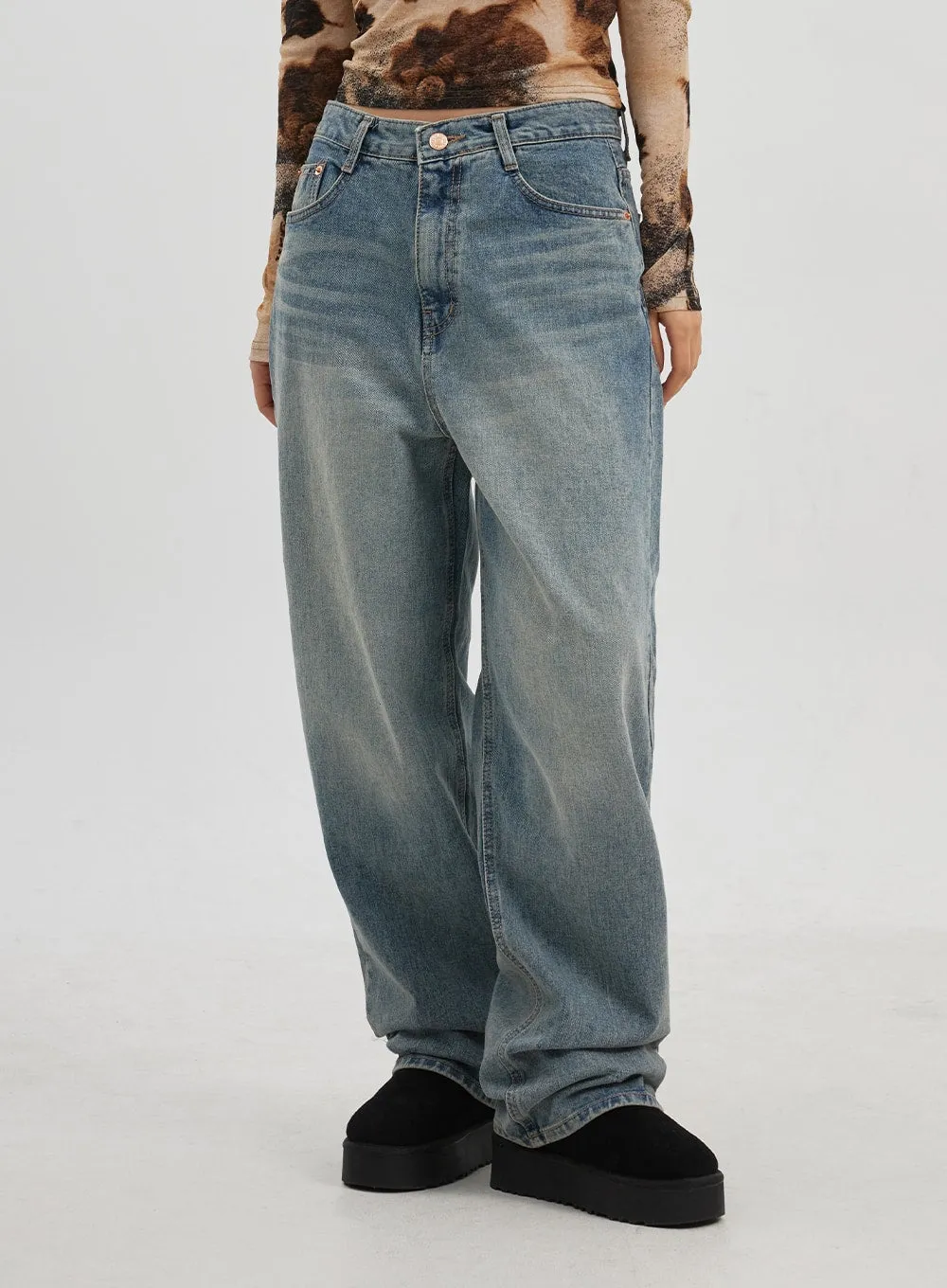 Low Rise Baggy Jeans CJ330