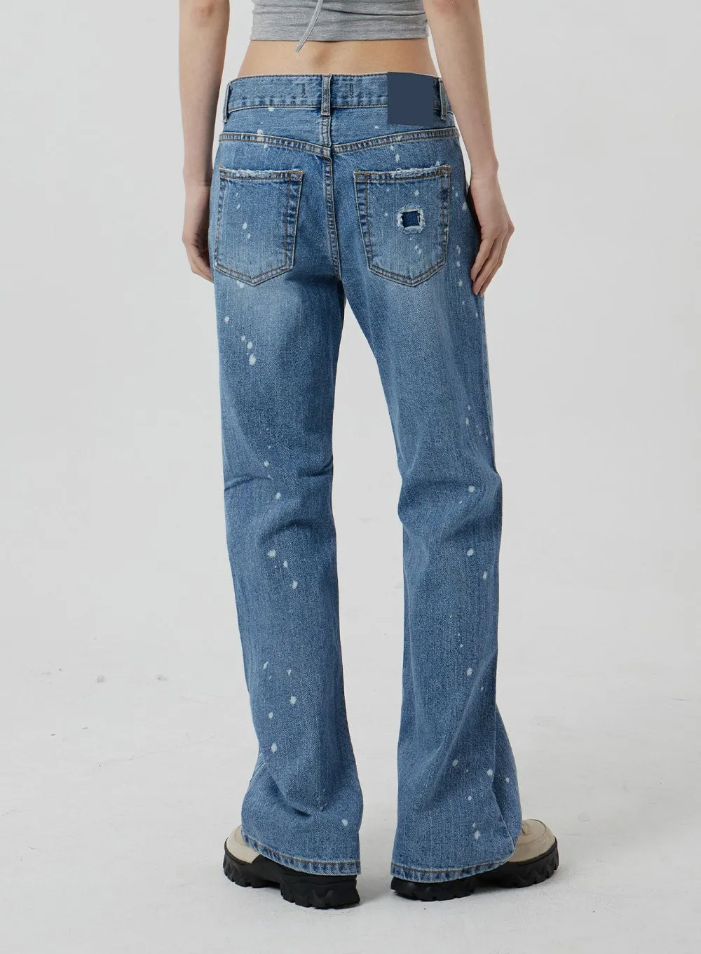 Low Rise Bootcut Jeans CF309