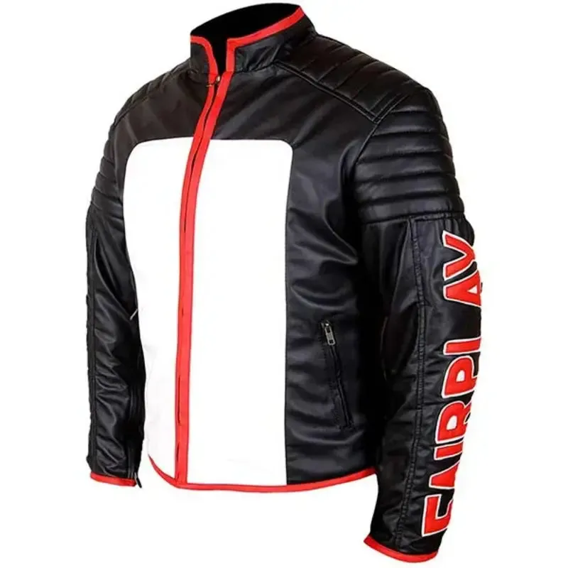 Mister Terrific Michael Holt Fair Play Genuine Leather Jacket.