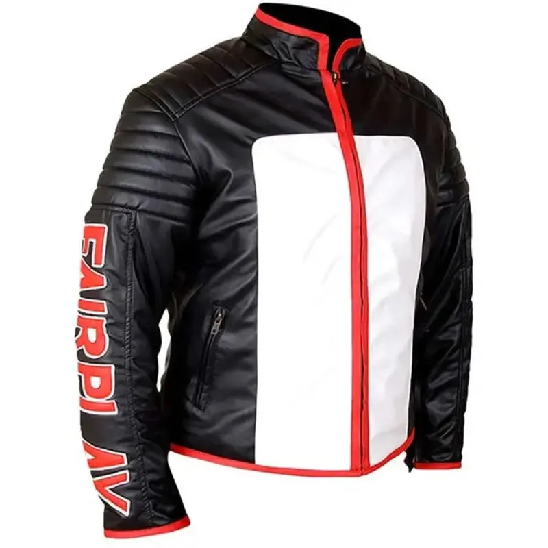 Mister Terrific Michael Holt Fair Play Genuine Leather Jacket.