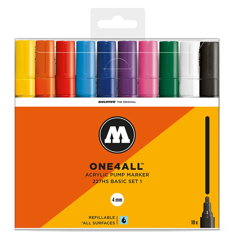 Molotow 227HS (10 Markers Kit) - Basic set 1