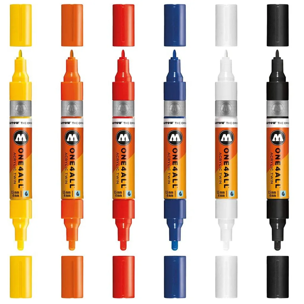 Molotow One4All Acrylic Twin Pump Marker Sets