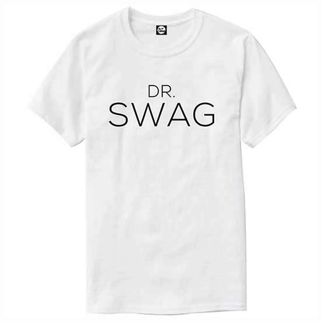 Nutcase Designer Round Neck Men's T-Shirt Wrinkle-Free Poly Cotton Tees - Dr. Swag