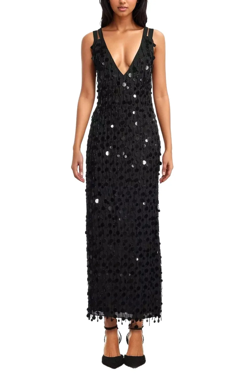 One 33 Social Sequin Paillette Midi Dress - Wholesale