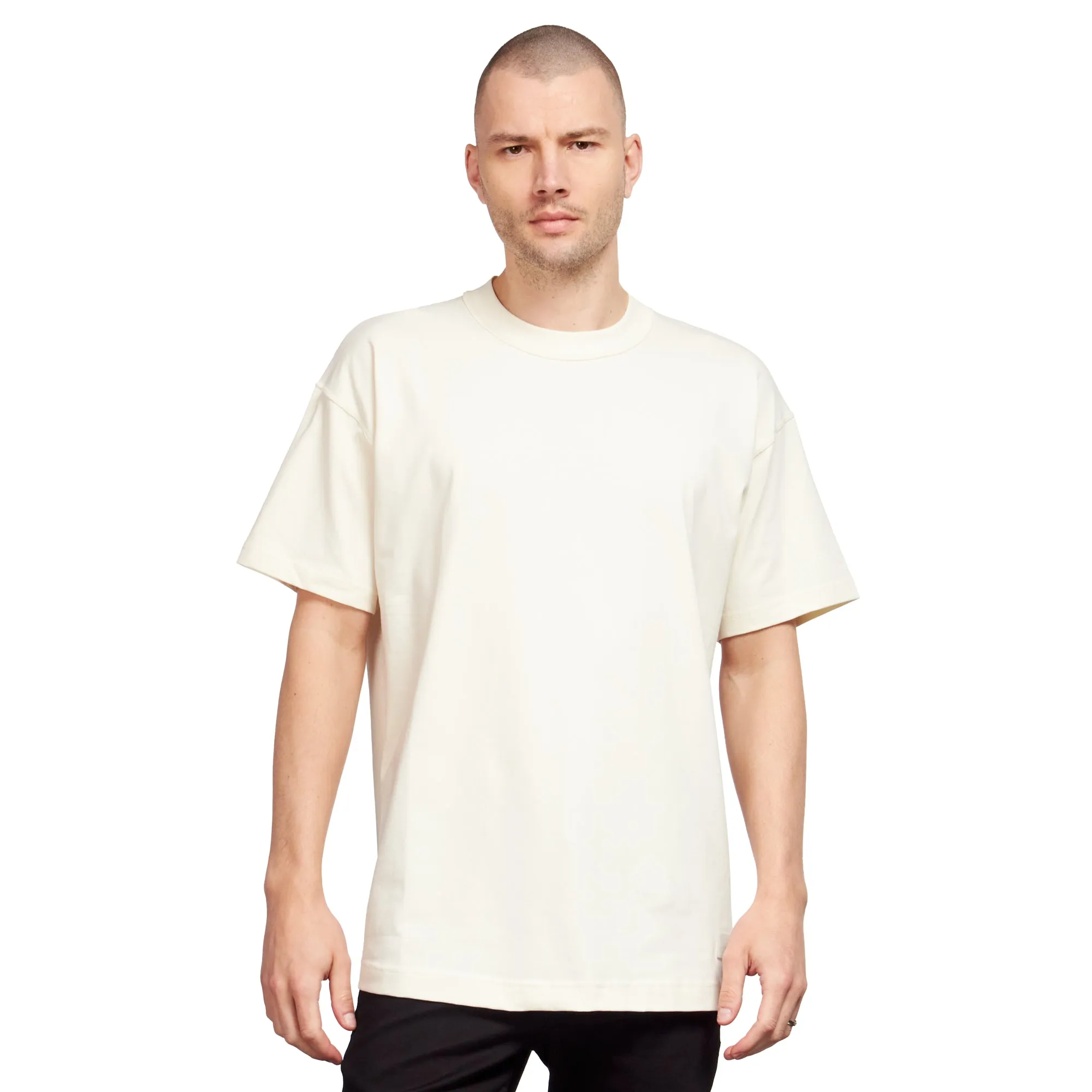 Oversized Crew Neck T-Shirt - Off-White