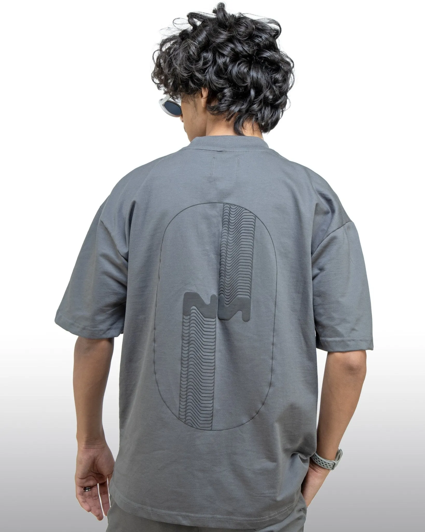 Oversized T-shirt - Steel Grey