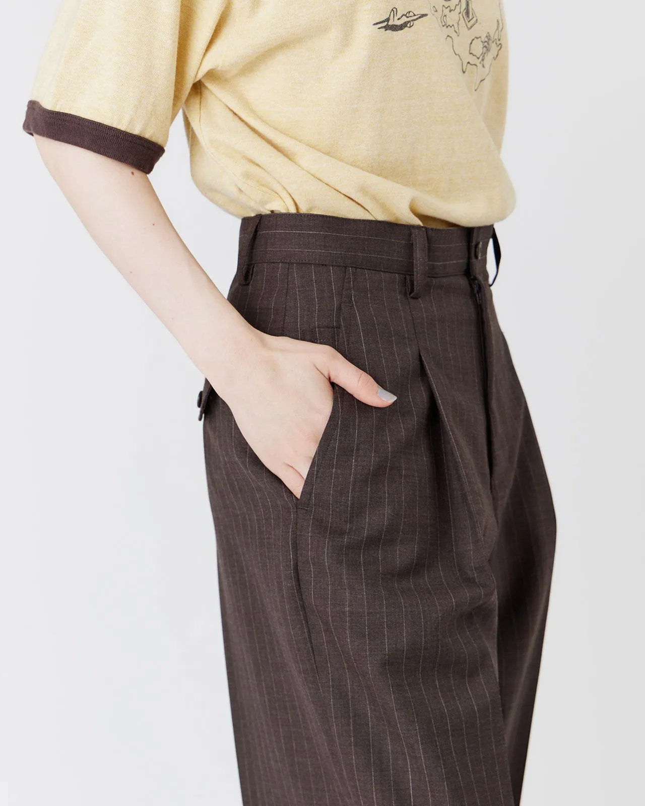 PIN STRIPE SLACKS