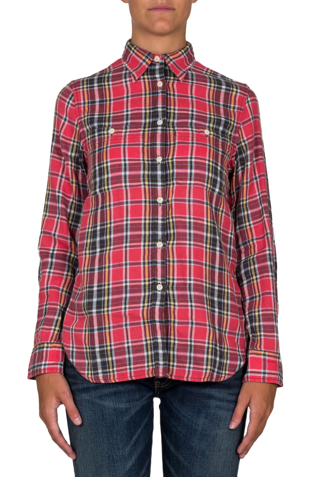 Plaid Cotton Linen Shirt