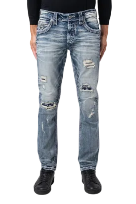 Rock Revival Men's Straight Denim Jeans