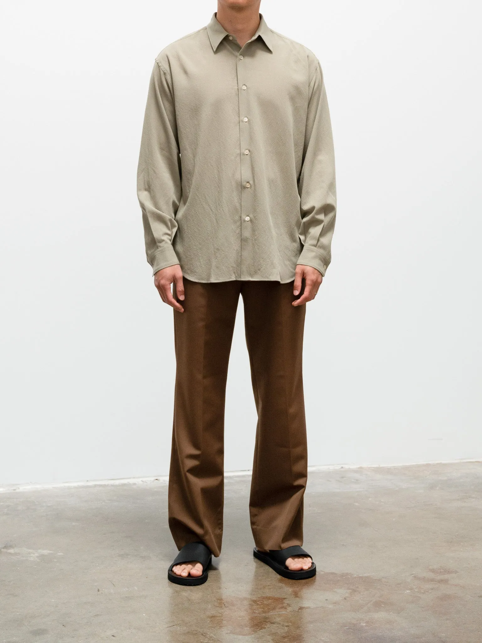 Semi Bootcut Slacks - Cocoa