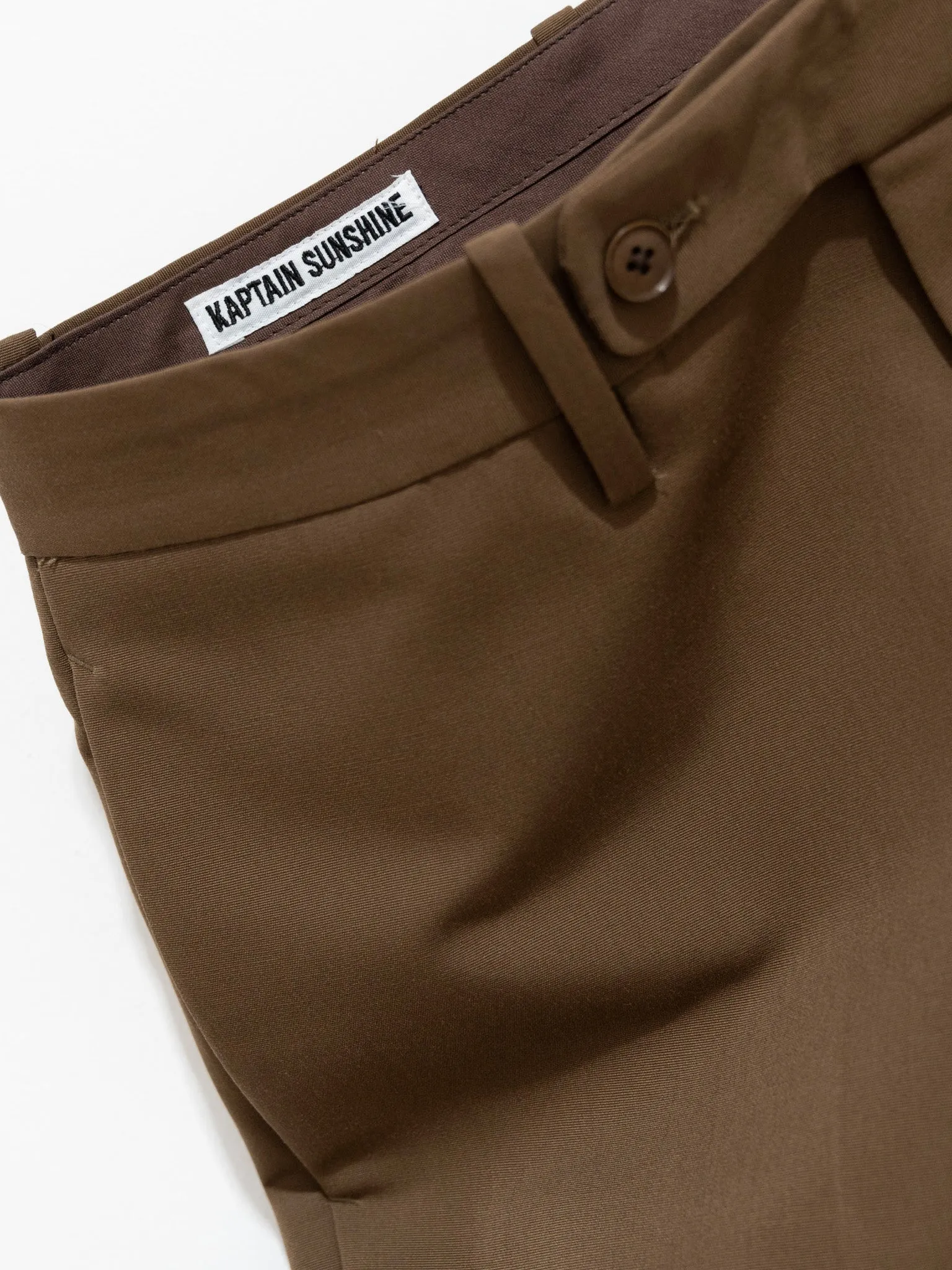 Semi Bootcut Slacks - Cocoa