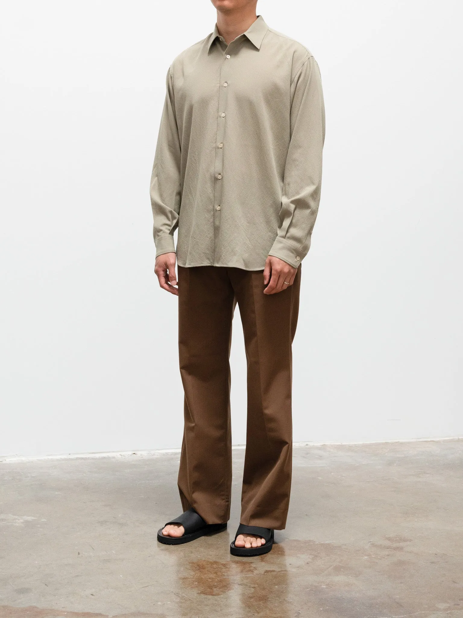 Semi Bootcut Slacks - Cocoa