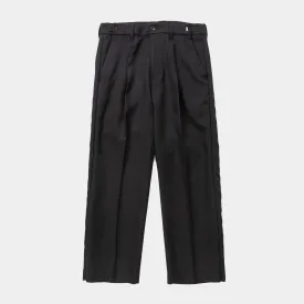 Side Zip Polyester Slacks(Off Black)/MW-PT23203