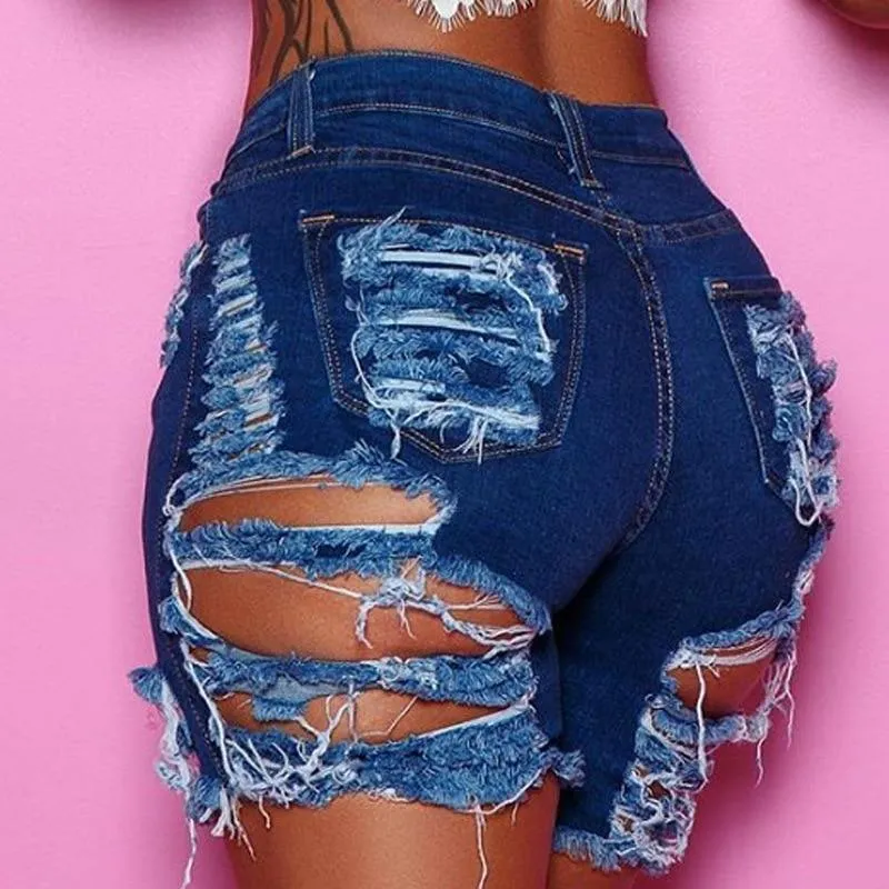 Street Hipster Denim Shorts For Women