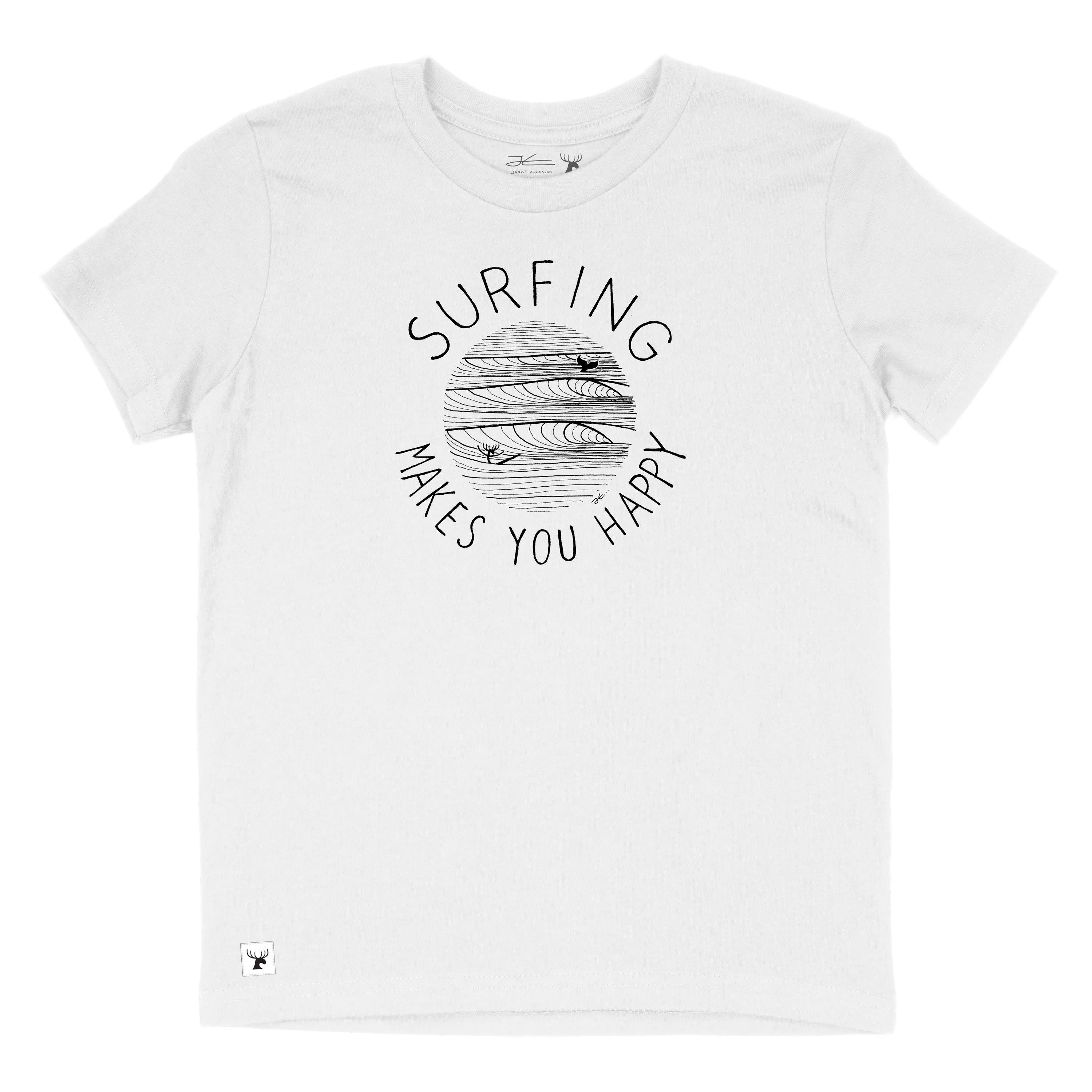 Surfing Makes You Happy Youth T-Shirt