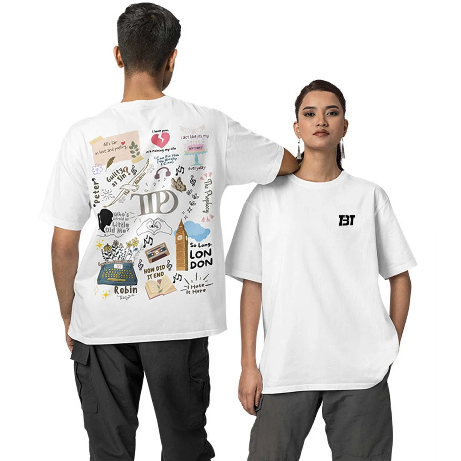 Taylor Swift Oversized T shirt - A Poet's Doodle