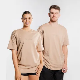 THE BRAVE - LIFESTYLE OVERSIZED T-SHIRT - FAWN