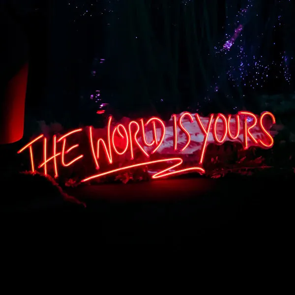 The World Is Yours Led Neon Sign Light - Upbeat Your Life