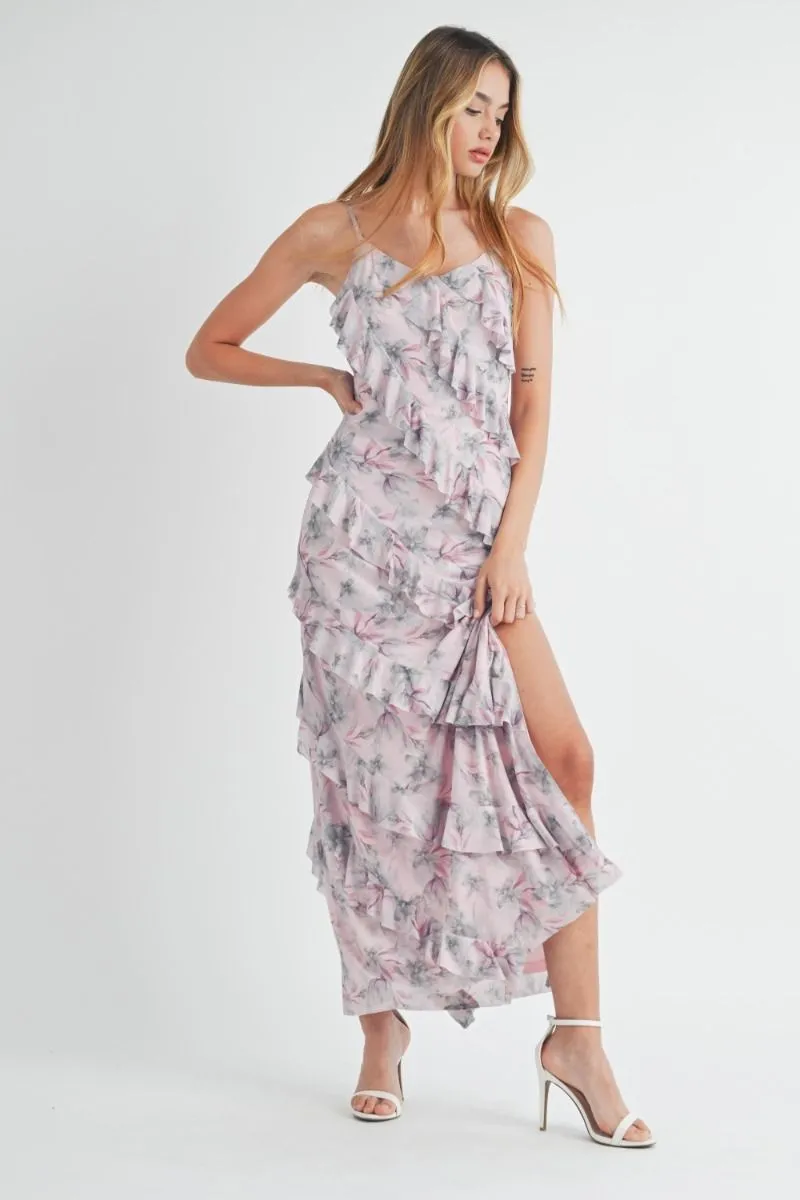 Tiered Ruffled Maxi Dress