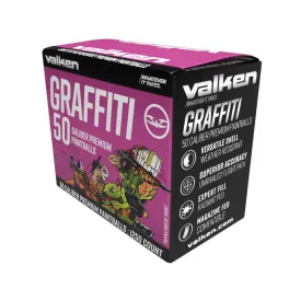 Valken Graffiti .50 Cal Paintballs - 1250 Count - Yellow Shell / Yellow Fill - NO SHIPPING