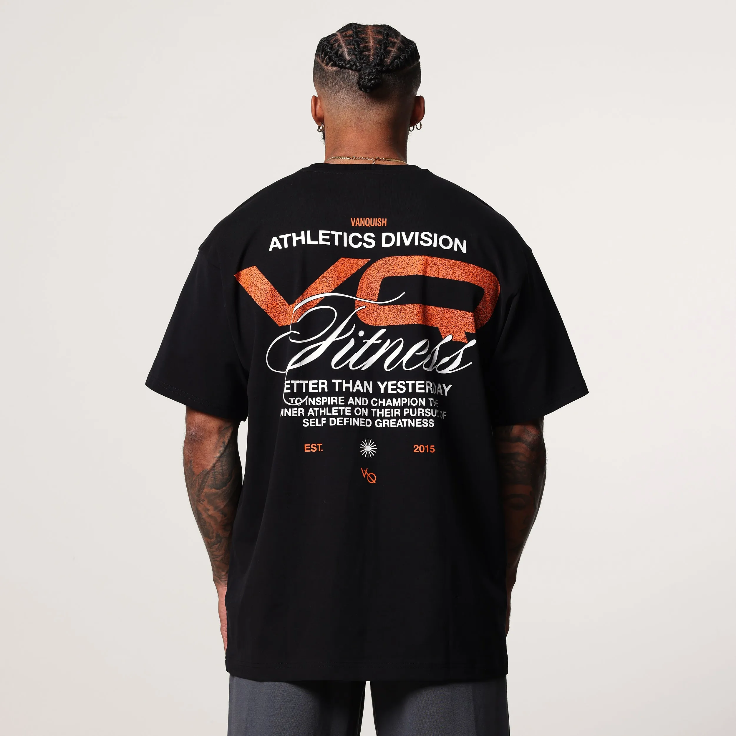 Vanquish TSP VQ Fitness Black Oversized T-Shirt