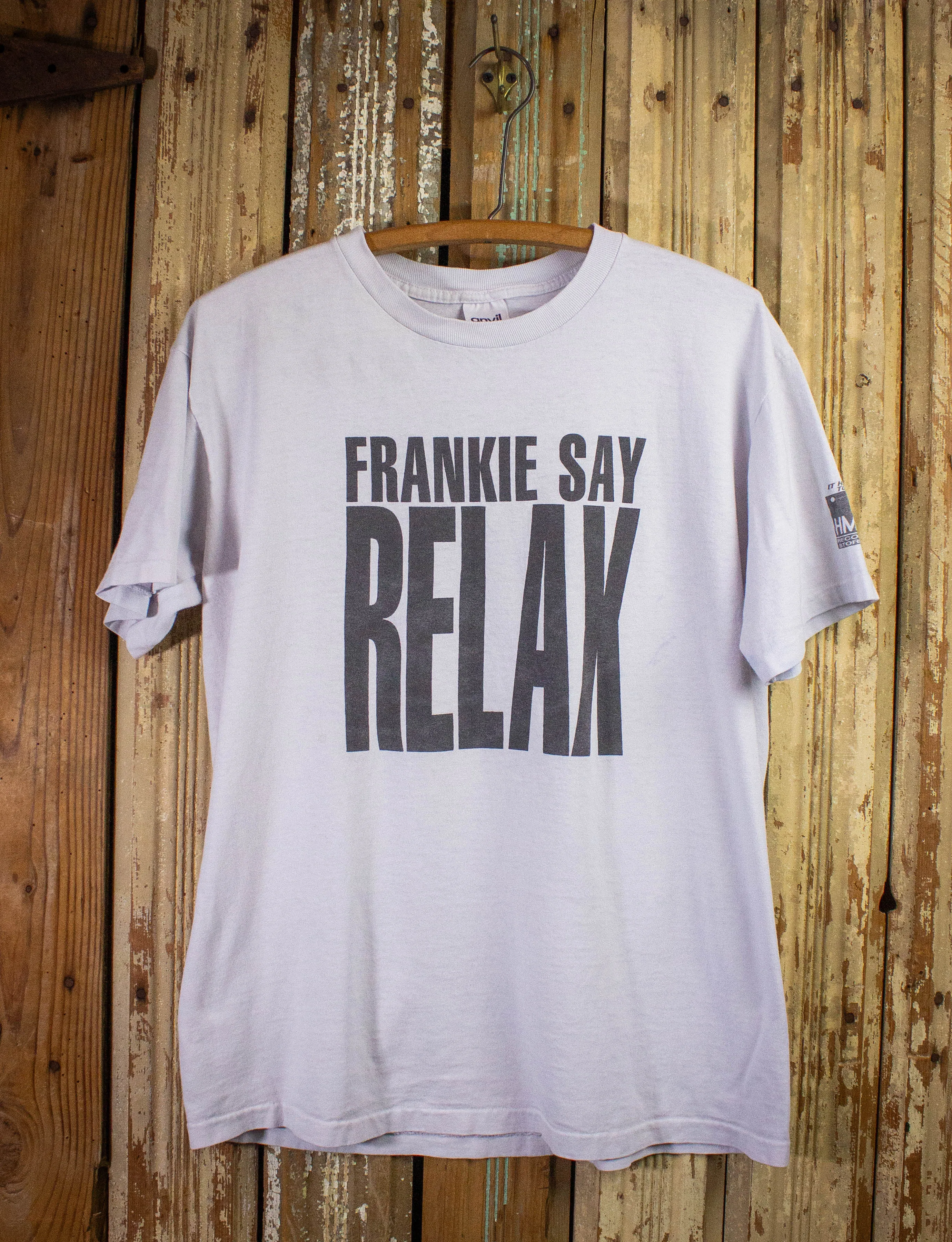 Vintage Frankie Say Relax Promo T Shirt 90s White Large