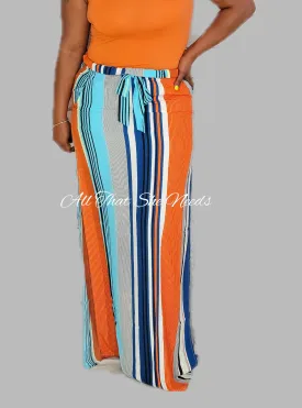 Walk The Lines Maxi Skirt