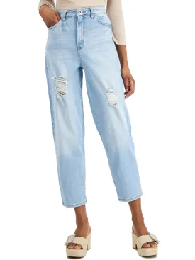 Women's Ripped Jeans,Light Blue