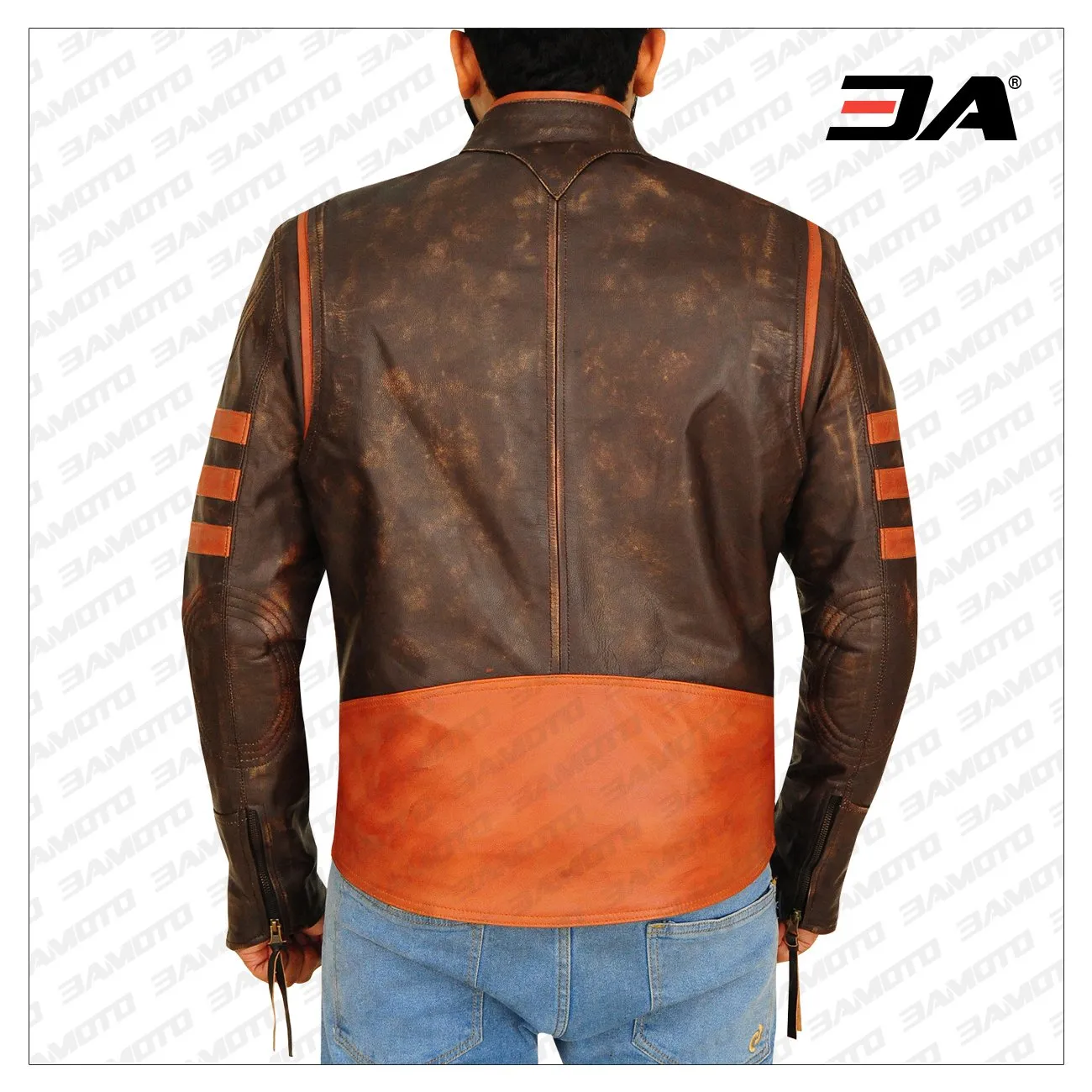 X-Men Wolverine Brown Leather Jacket